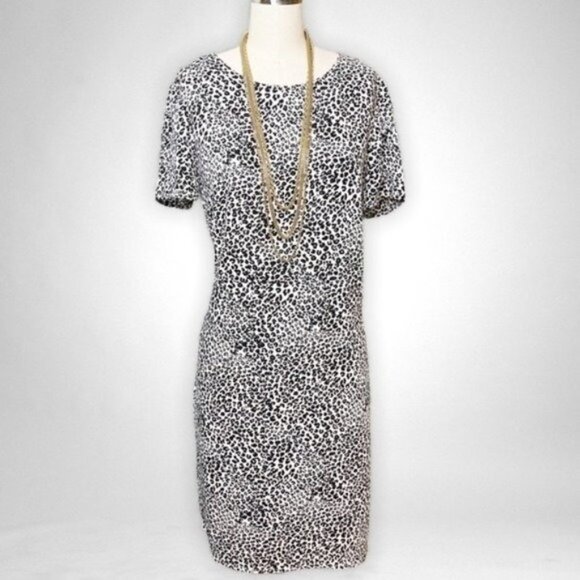 Nanette Lepore Animal Print Shift Dress 6 Small - Picture 10 of 10